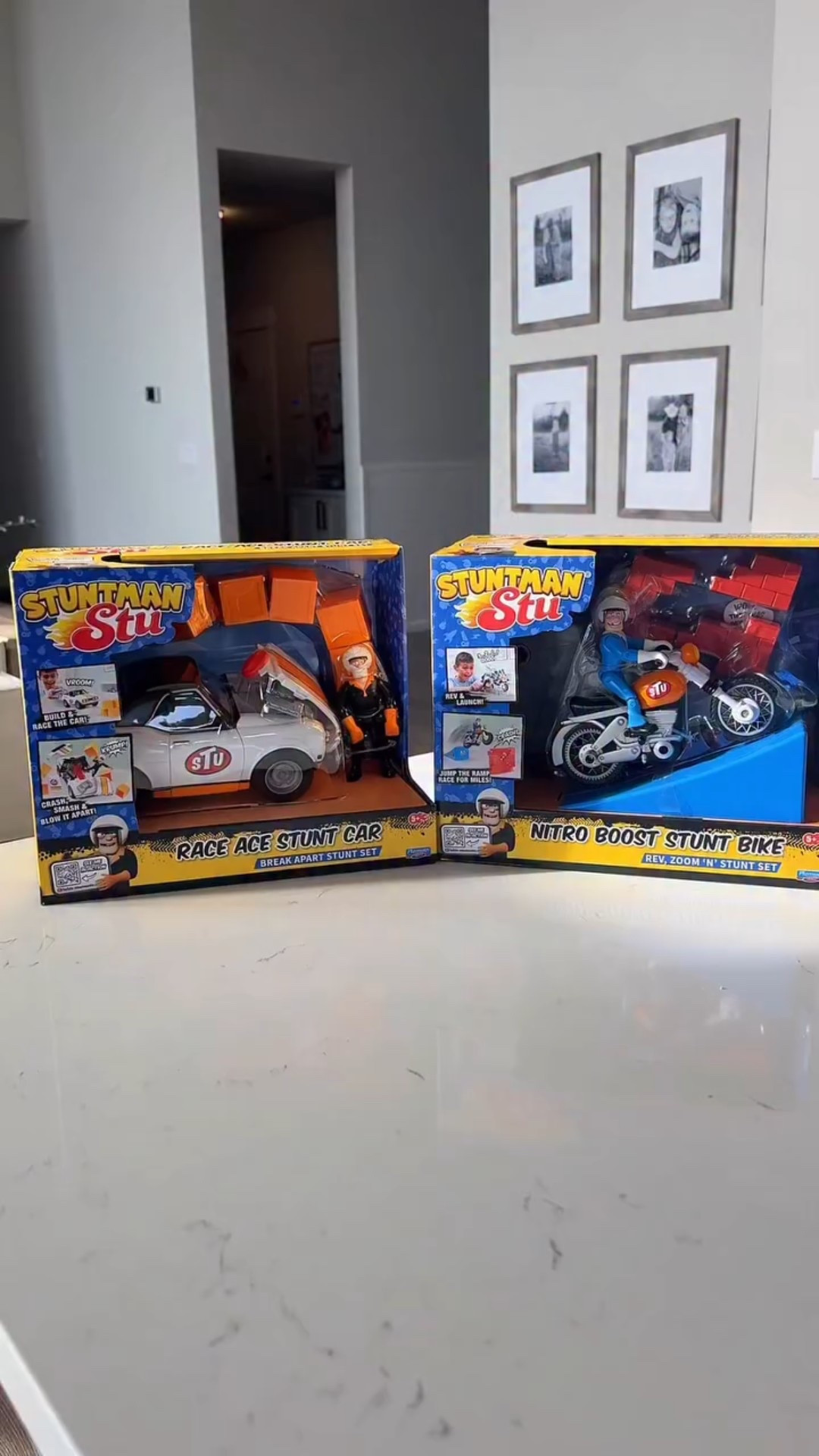 Our living room just became a full on stunt zone thanks to Stuntman Stu. 🚗💥From boxes to laundry baskets, everything turns into a crash course, and the best part? He snaps back together in seconds. Keeps my kids laughing, moving, and too busy to even think about screens. Shop Stuntman Stu at Target! @playmatestoysinc @stuntmanstutoys #StuntmanStu #PlaymatesToys #Target #TargetFinds #TargetStyle #CrashRebuildRepeat #ad