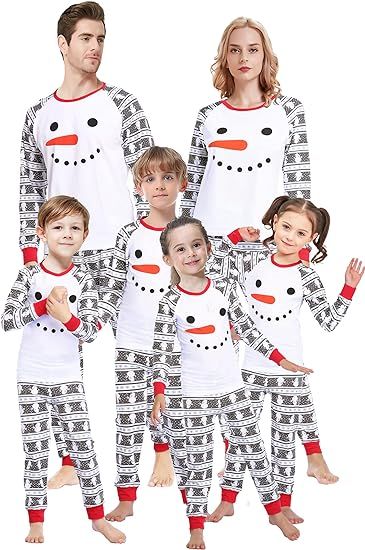 Christmas Family Matching Pajamas Set Santa's Deer Sleepwear For The Family Women And Men | Amazon (US)
