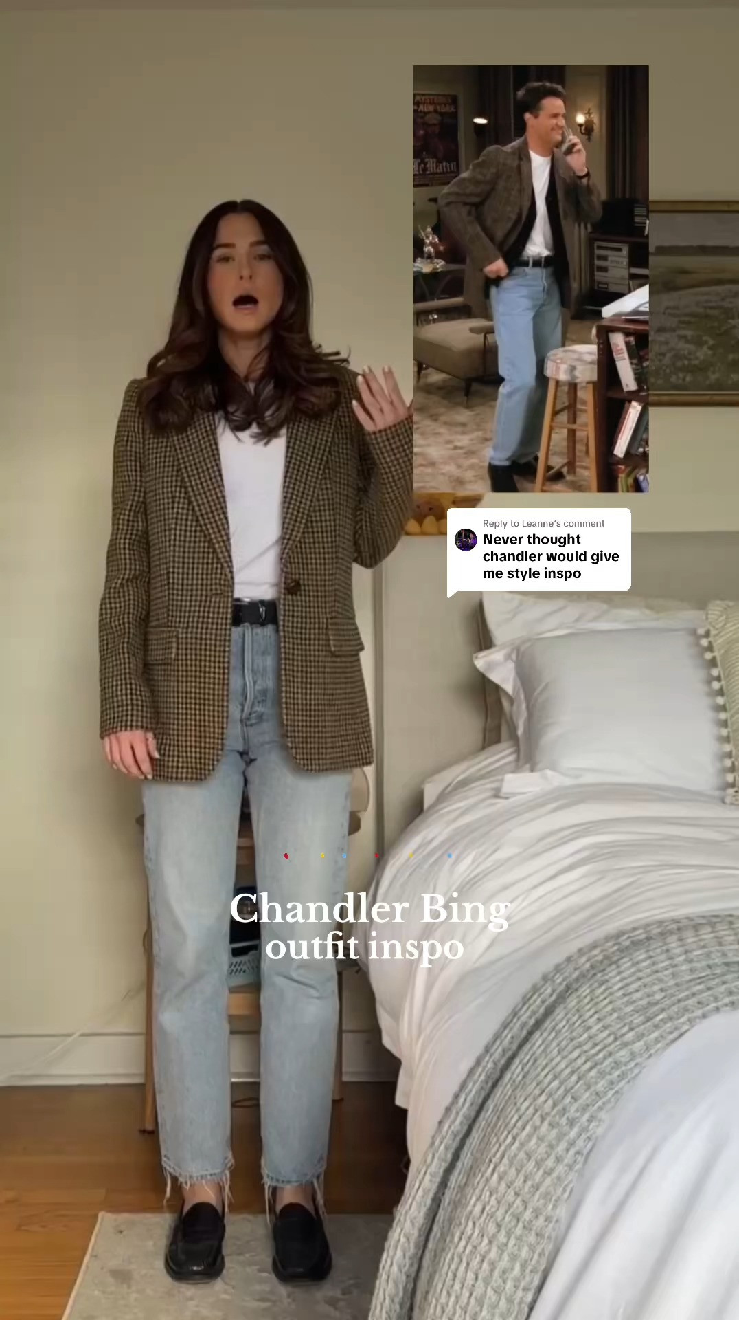 Chandler Bing outfit inspo! 

 #LTKWatchNow #LTKFindsUnder100 #LTKWorkwear