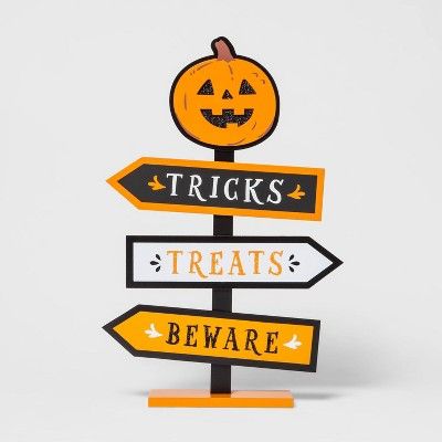 Directions Halloween Tabletop Sign - Hyde &#38; EEK! Boutique&#8482; | Target