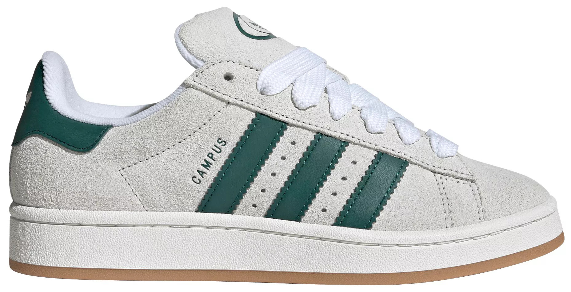 adidas Women's Campus 00s Shoes, Size 6, White/Green/White | DICK'S Sporting Goods