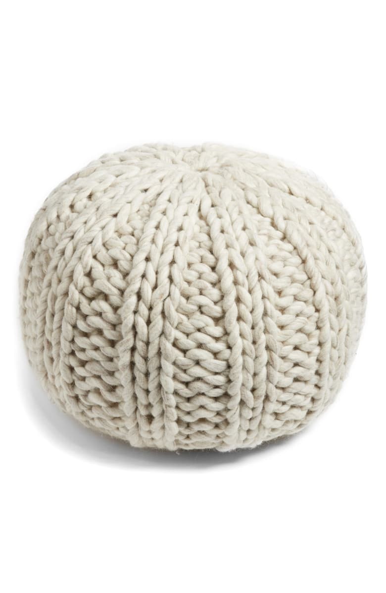 Chunky Knit Pouf | Nordstrom