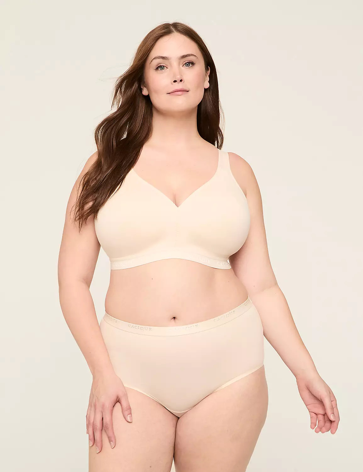 Cotton Lightly Lined No-Wire Bra | LaneBryant | Lane Bryant (US)