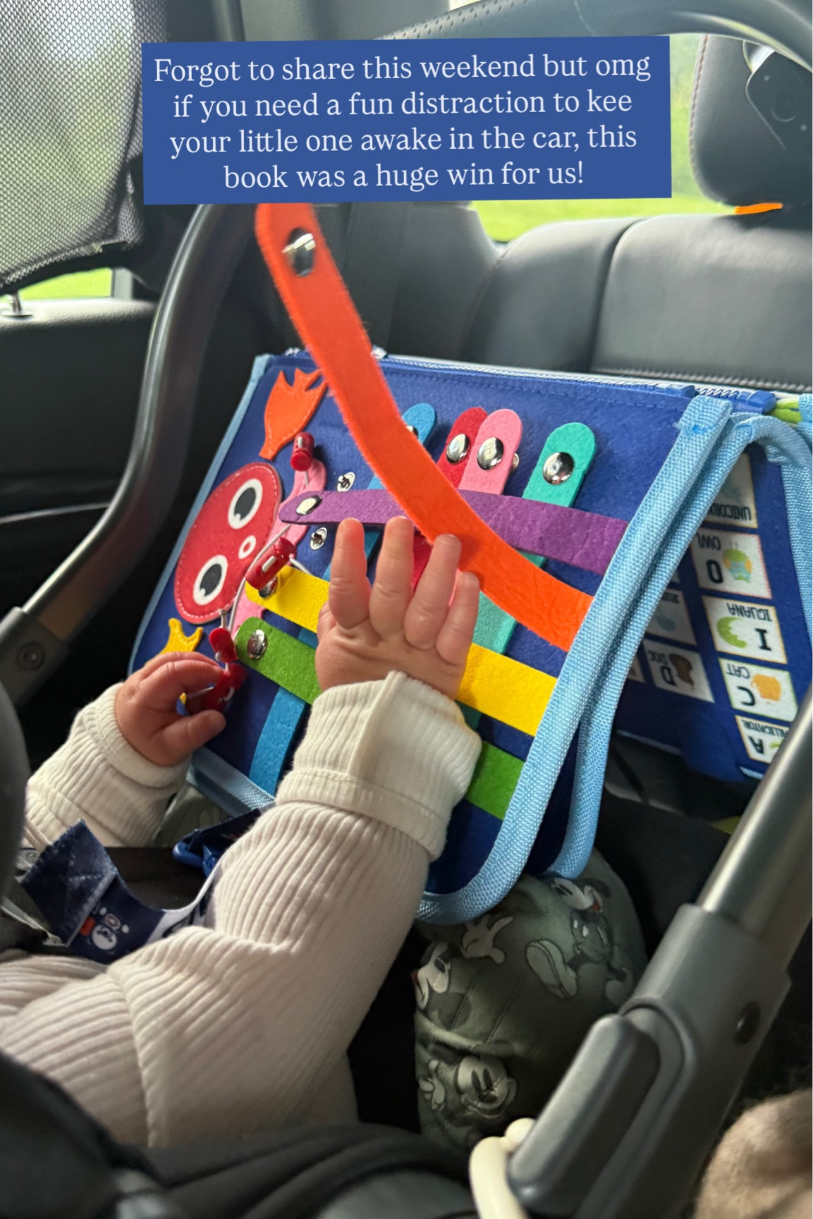 Perfect car toy to keep your little one from sleeping in the car! 

#LTKBaby #LTKmomlife #LTKKids