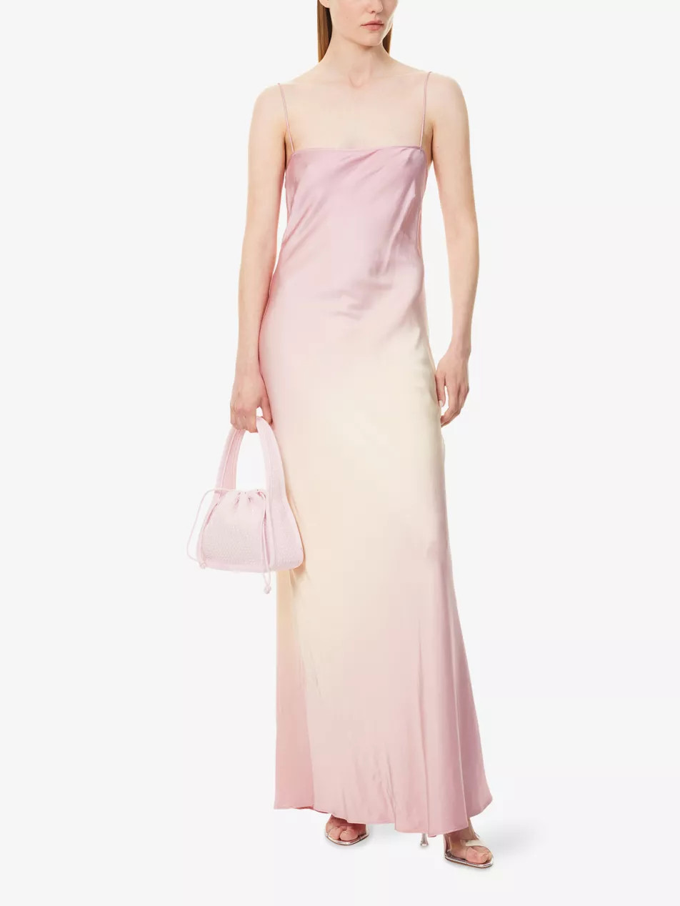 Shoulder-Straps Gradient Stretch-Woven Maxi Dress | Selfridges