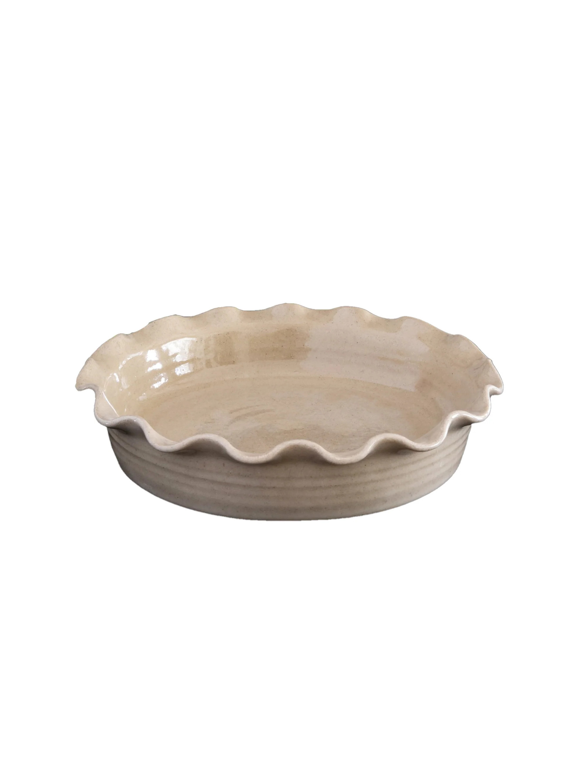 Farmhouse Pottery Classic Baker's Pie Dish Natural | Weston Table