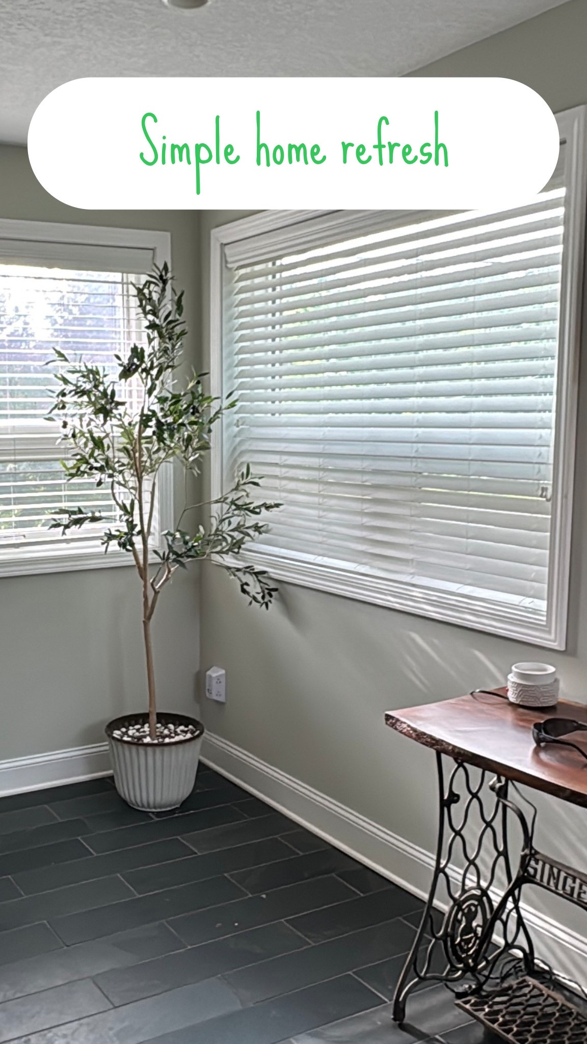 This simple olive tree filled this empty corner making the space feel cozy. #olivetree #PinterestTrends#LTKSummerEdit

#LTKHome #LTKFindsUnder50