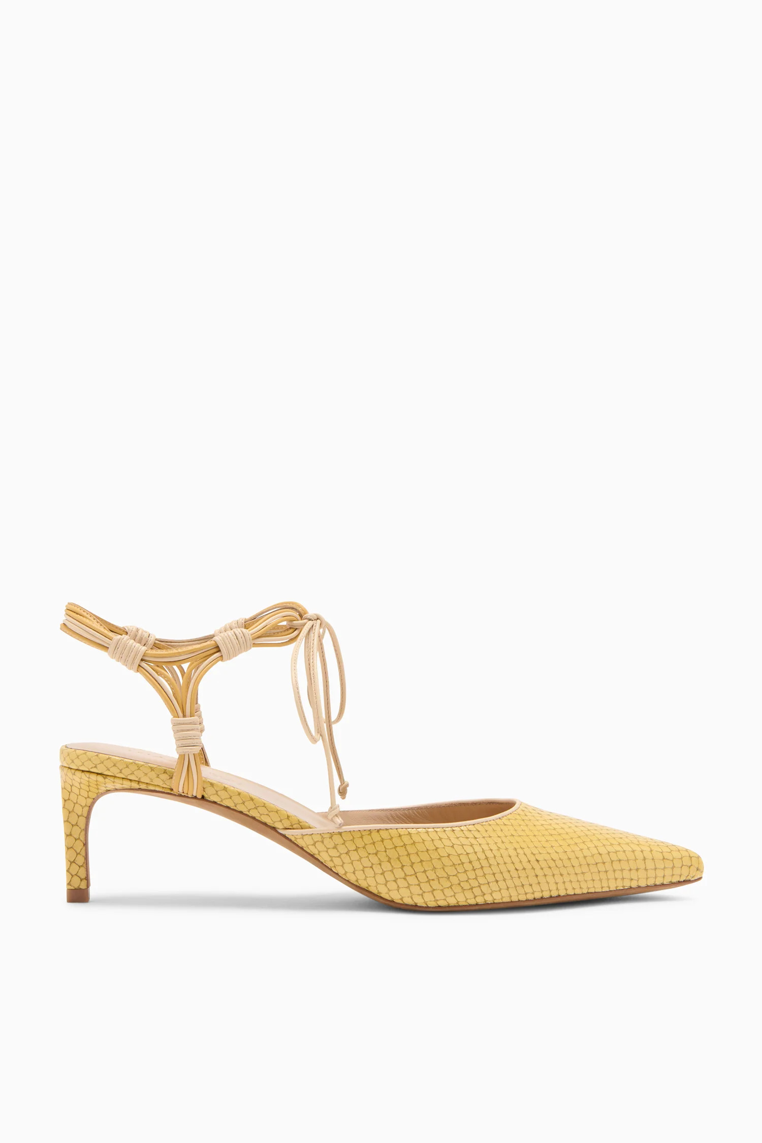 Aris Novel Strap Kitten Heel - Lotus | Ulla Johnson