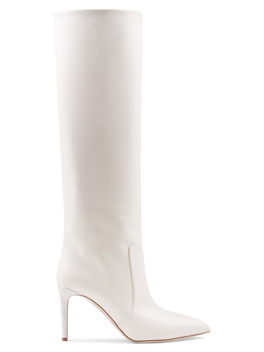 Knee-High Leather Stiletto Boots | Saks Fifth Avenue