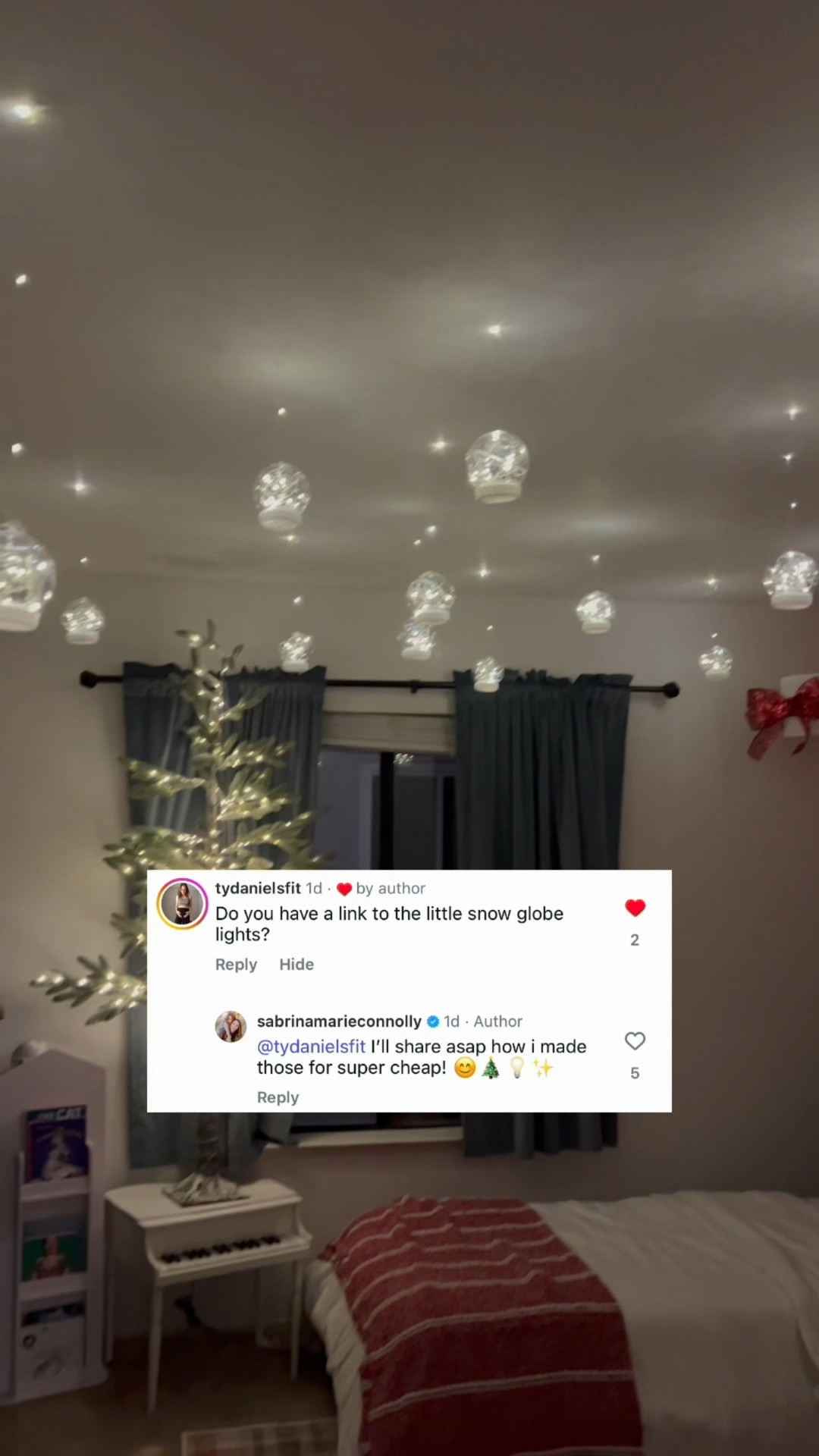 DIY HANGING SNOW GLOBE TWINKLY LIGHTS ☺️✨❄️

#LTKSeasonal #LTKKids #LTKHoliday