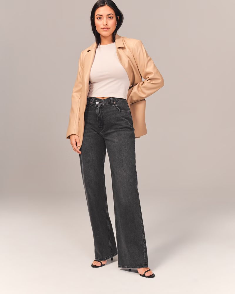 High Rise 90s Relaxed Jean | Abercrombie & Fitch (UK)