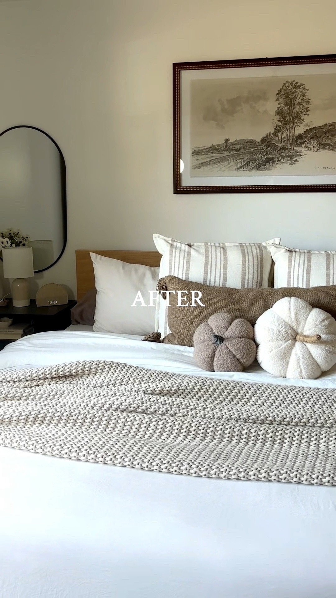 What a difference a paint color makes! Crisp Linen ➜ Chantilly Lace by Benjamin Moore. 

When we moved in, we painted both the living room and bedroom in Crisp Linen by Benjamin Moore. I love it in the living room, but in the bedroom it looked so yellow with the lighting. I switched to my favorite, Chantilly Lace by Benjamin Moore & it instantly elevated the space.



Paint color, chantilly lace, Benjamin Moore paint, bedroom upgrade, home improvement, small bedroom inspo, neutral bedroom, cozy aesthetic 

#LTKStyleTip #LTKFindsUnder50 #LTKHome