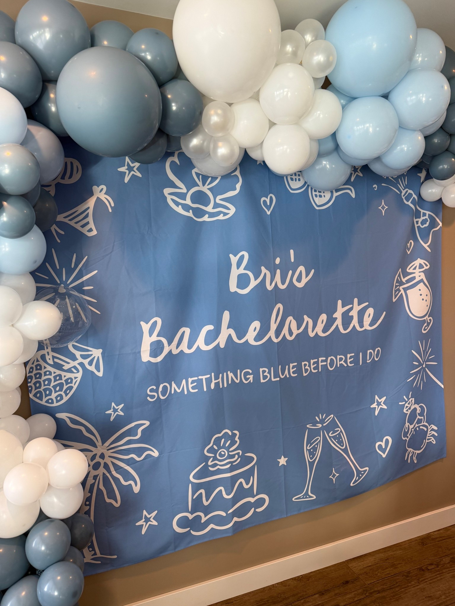 Something Blue Before I Do Bachelorette Banner in the color Washed Denim! 🩵🤍

#LTKWedding