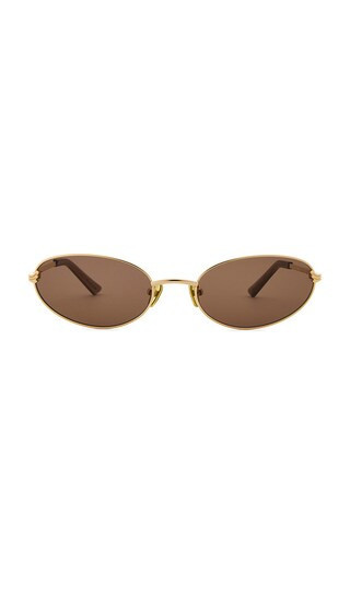 Luv Lou x Whitney Port The Rose Sunglasses in Metallic Gold. | Revolve Clothing (Global)