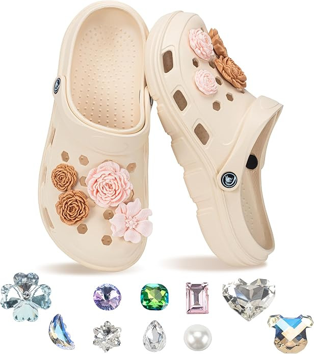 PIMIO Garden Clogs for Women and Men,Slip On Work Shoes with Arch Support,Womens Mens Quick-Dry W... | Amazon (US)