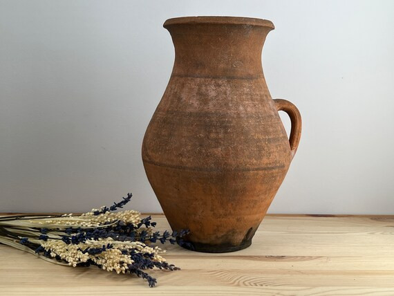 Ancient Clay Pot Antique Clay Vessel Rustic Ceramic Bowl - Etsy | Etsy (US)