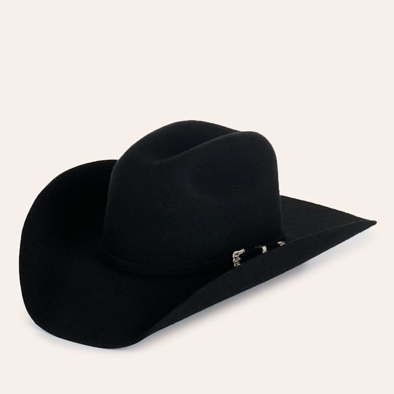 Justin 3X Dixon Black Wool Felt Cowboy Hat | Cavender's