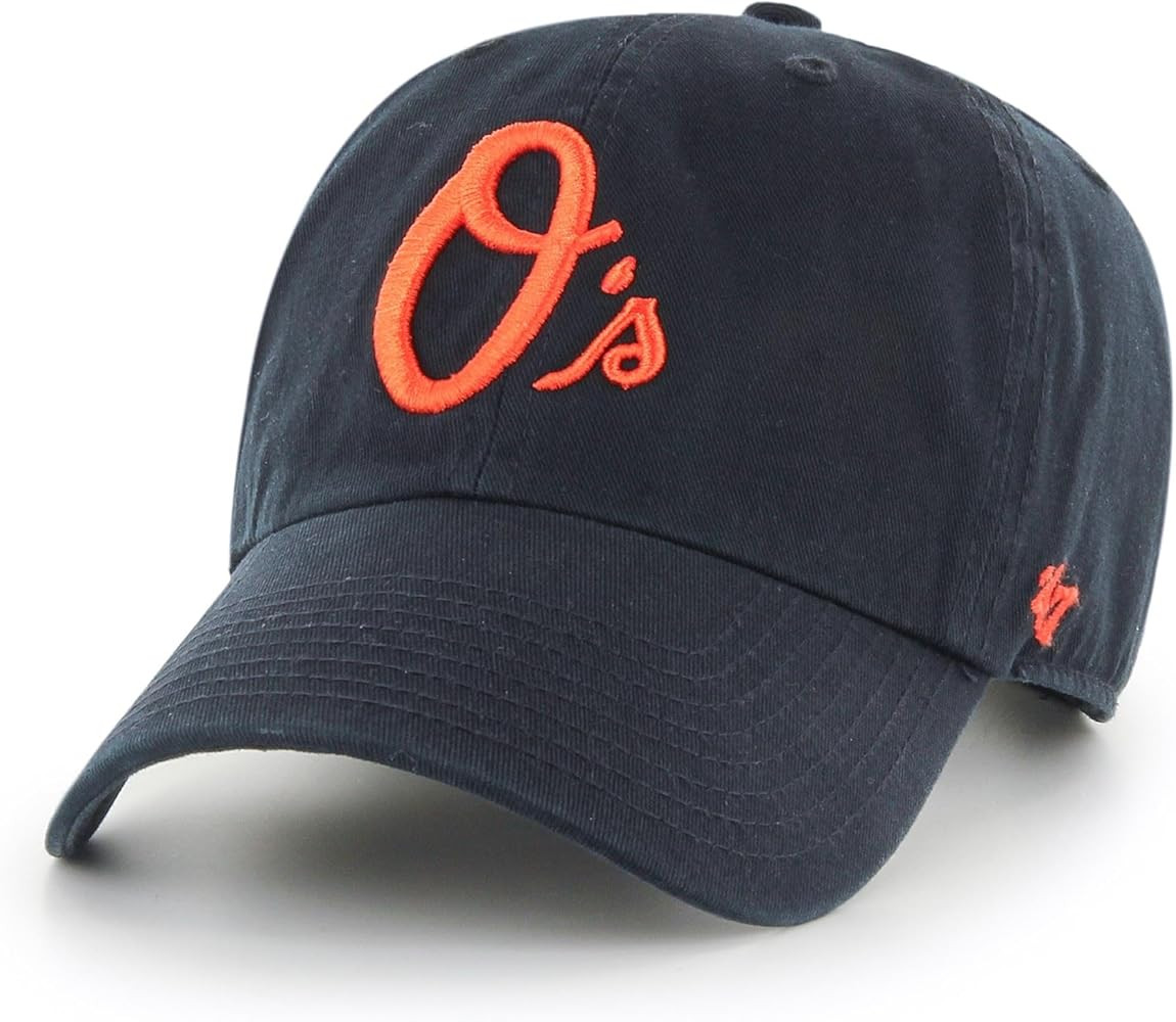 '47 Brand MLB Baltimore Orioles Clean Up Cap - Black | Amazon (US)