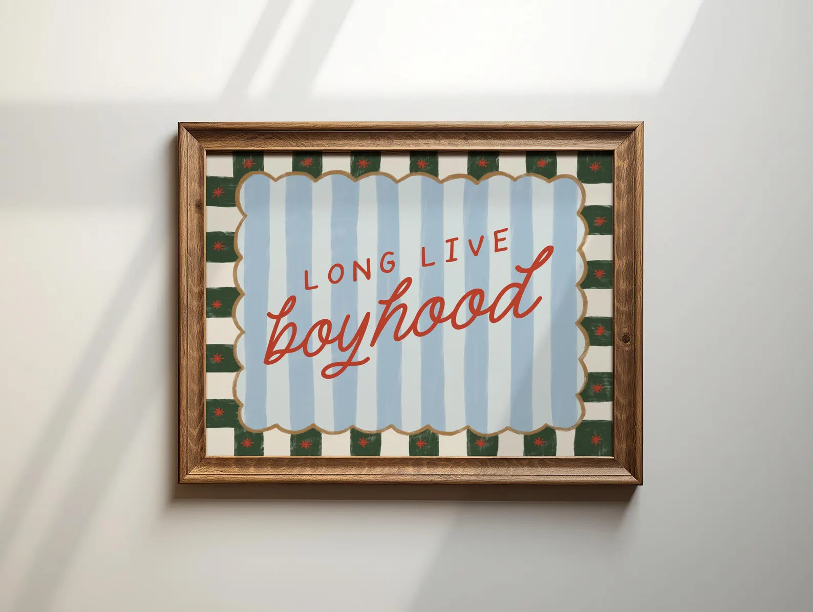 Long Live Boyhood Art Print | Printable Wall Art, Digital Download | Etsy (US)
