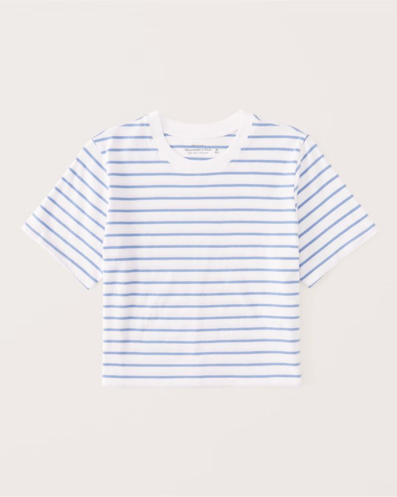 Classic Crop Essential Tee | Abercrombie & Fitch (US)