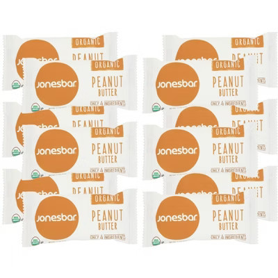 Jonesbar Organic Peanut Butter Bar - Case of 12/1.7 oz | Target