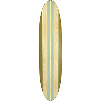 Creative Co-Op Surfboard Style Wood Wall Decor | Amazon (US)