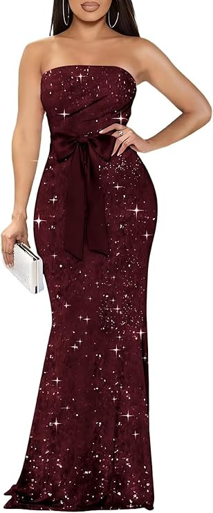 Sparkly Velvet Prom Dresses for Women 2026 Sleeveless Mermaid Winter Evening Party Dress BL06 | Amazon (US)