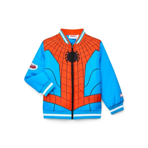 Spider-Man Boy's Graphic Bomber Jacket, Sizes 4-12 | Walmart (US)