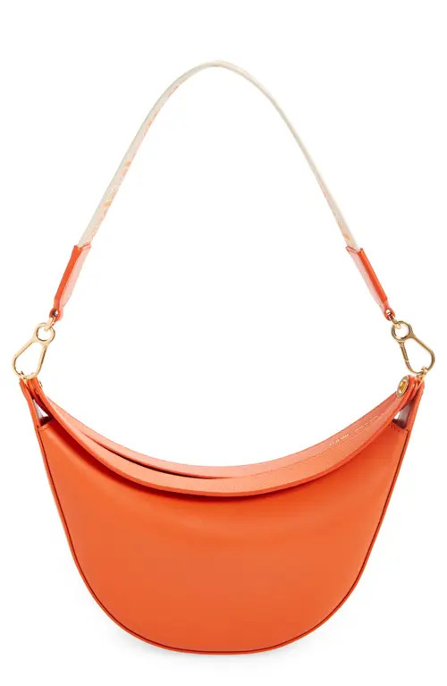 Loewe Small Luna Leather Shoulder Bag in Orange at Nordstrom | Nordstrom
