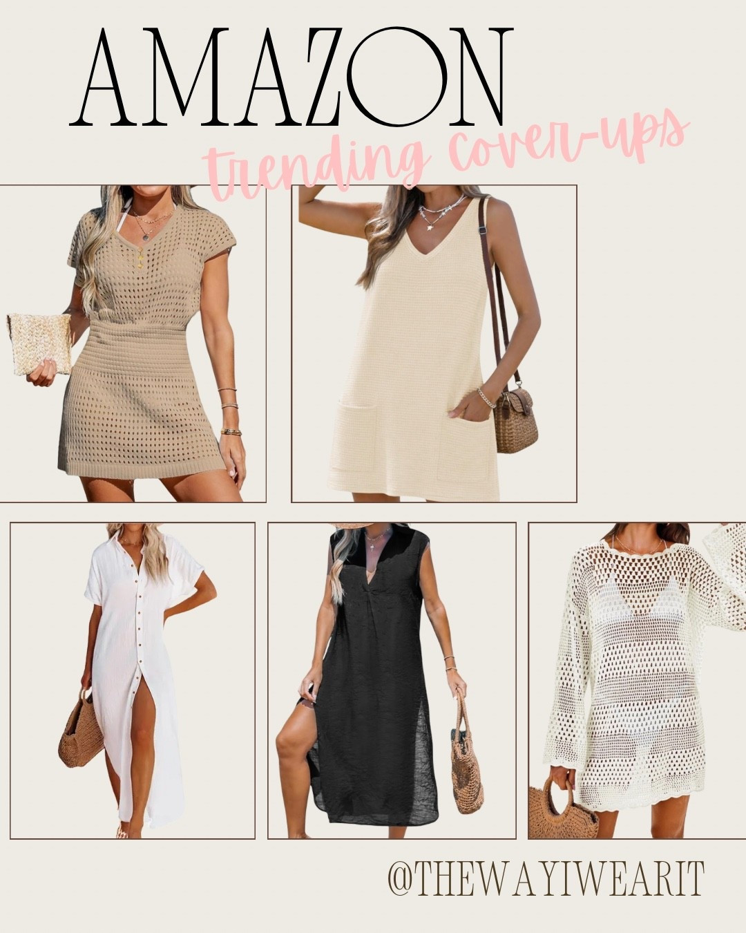 Stylish beach cover-ups for your next vacation! Found these Amazon gems for a perfect beach look. #BeachWear #AmazonFashion

#LTKSwim #LTKTravel #LTKootd