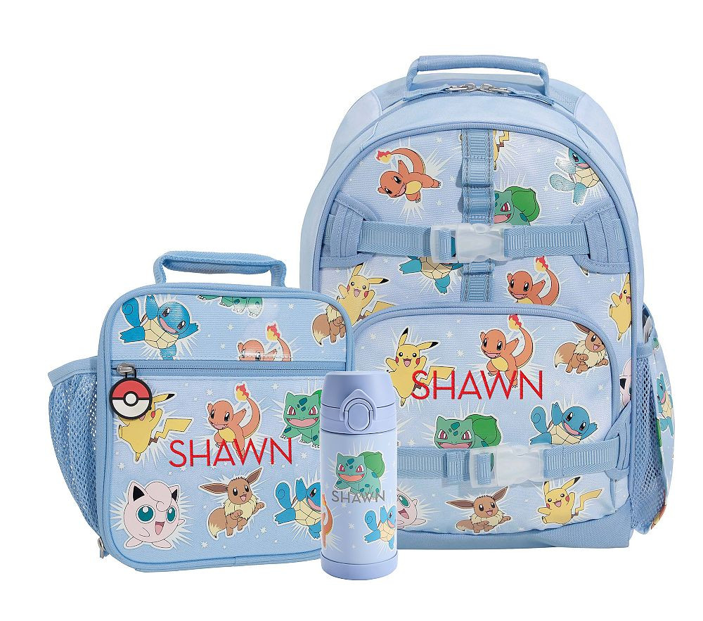 Glow-in-the-Dark Pokémon Mackenzie Backpack &amp; Lunch Bundle, Set of 3 | Pottery Barn Kids