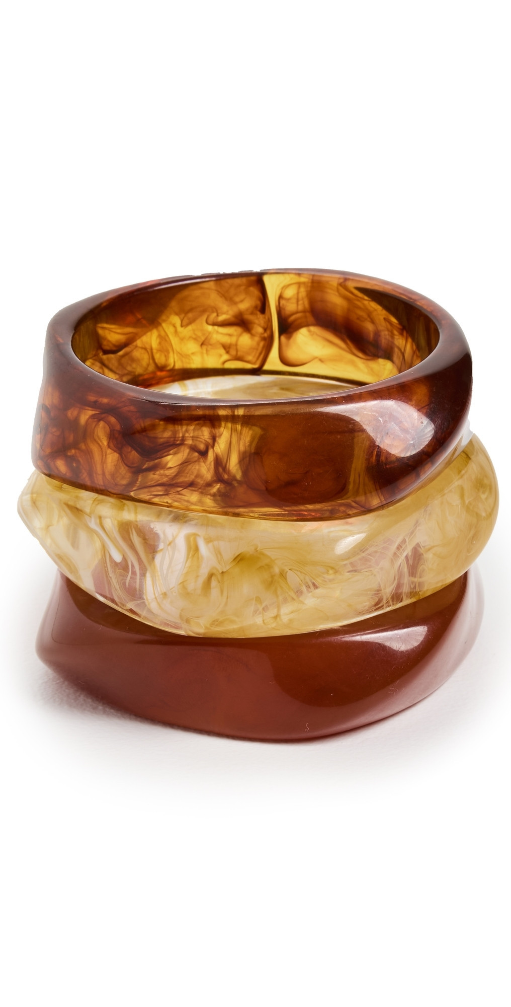 Luv Aj The Formentera Bangle Set Tortoise One Size | Shopbop