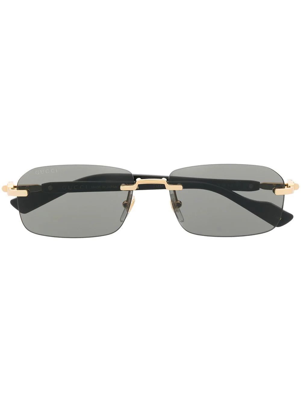 Gucci Eyewear Rimless rectangle-frame Sunglasses - Farfetch | Farfetch Global