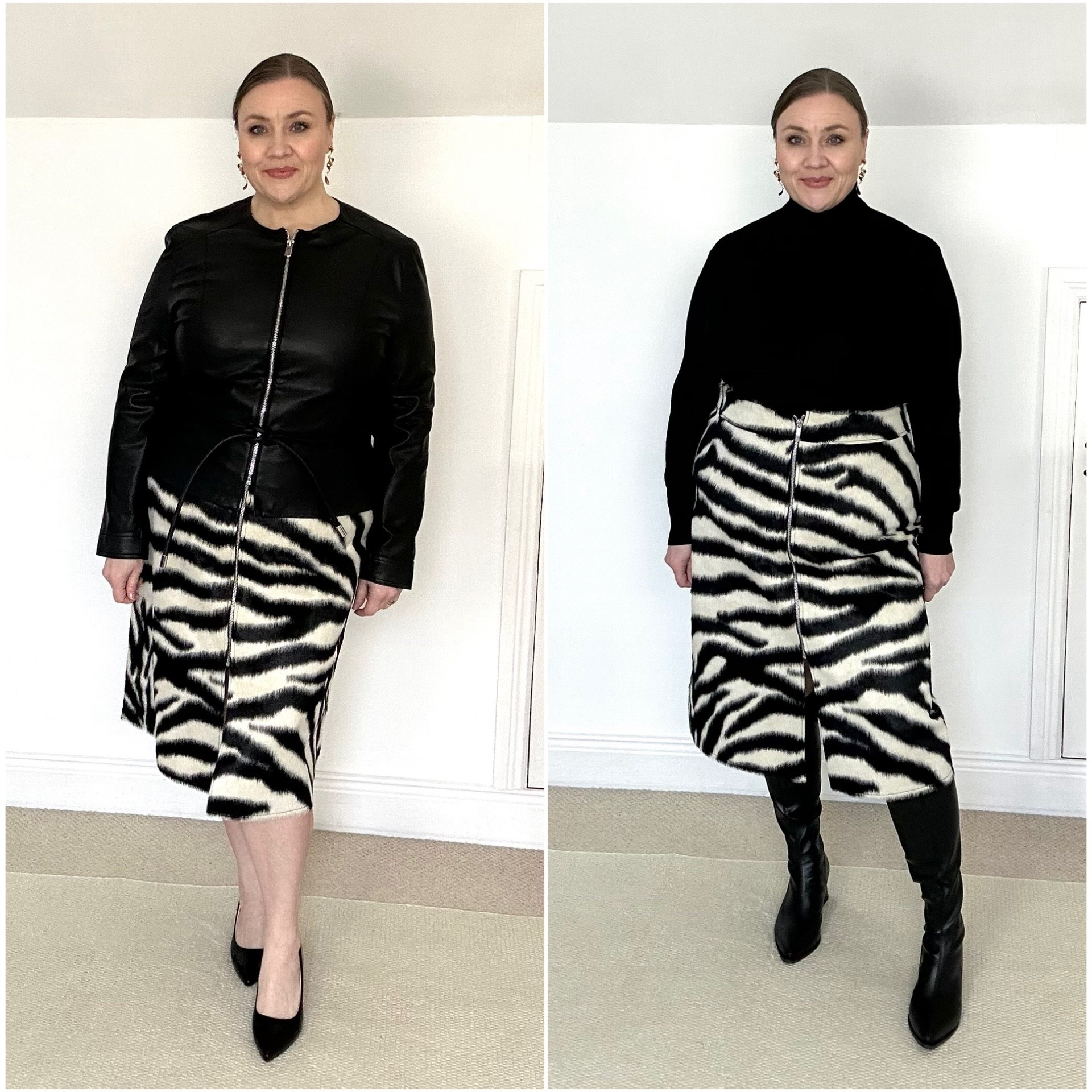 A hot trend for 2026…
Animal Prints, the different ones… 
Not my usual go too as I rarely wear print but this zebra skirt is to cute to pass up. This skirt is quickly selling out but it Also comes in brown and the fit is amazing for us apple shapes as it has a great structure to it. I’m in love 😍 (and if a skirt isn’t got you, I linked a few other zebra pieces too) 

#LTKstyletip #LTKplussize