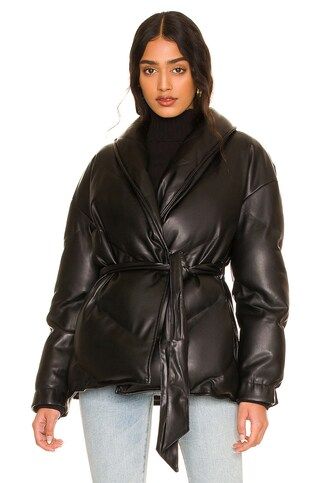 BLANKNYC Tie Waist Puffer in The Love Doctor from Revolve.com | Revolve Clothing (Global)