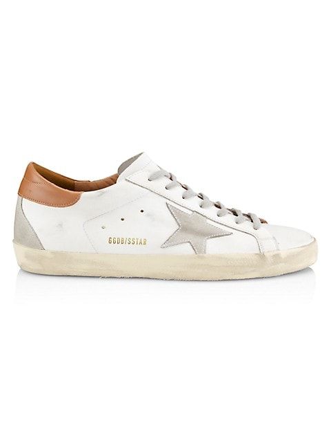 Golden Goose Super-Star Leather & Suede Sneakers | Saks Fifth Avenue