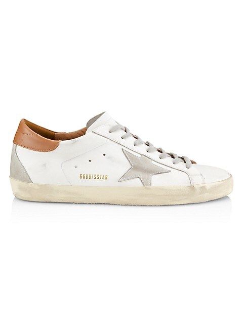 Super-Star Leather & Suede Sneakers | Saks Fifth Avenue