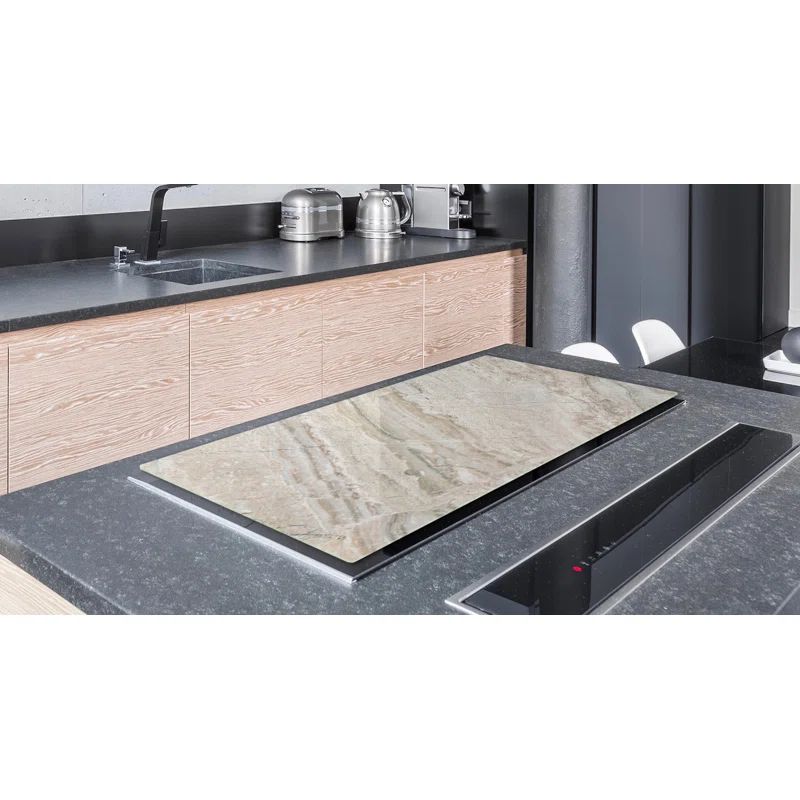 Beige Stove Top Cover for Gas and Electric Cooktops - Stone Style | Wayfair North America