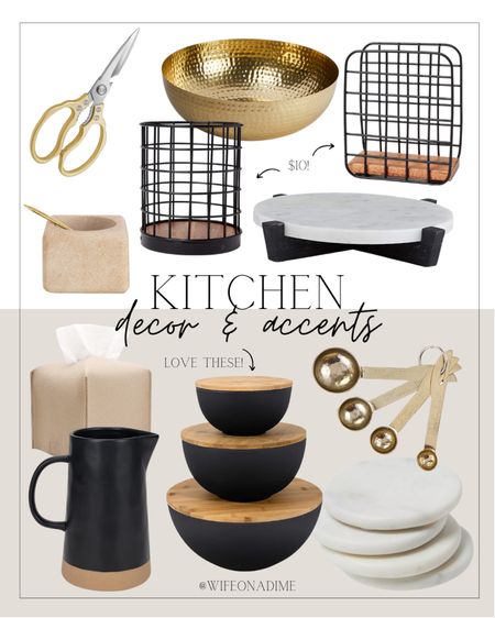 Kitchen decor & accents I’m loving right now! All of these are such an easy way to upgrade your current kitchen vibe!

kitchen, kitchen decor, kitchen accents, kitchen favorites, kitchen finds, kitchen must haves, kitchen staples, target, target home, target kitchen, target finds, Amazon, Amazon kitchen, Amazon finds, Kleenex box cover, tissue box cover, salad bowl set, measuring spoons, decorative bowl, gold bowl, serving bowl, pitcher, kitchen scissors, salt pot, salt storage, coasters, marble coasters, napkin holders, utensil holders, marble tray, tray stand, tray holder, marble decor, marble, gold decor, black decor, neutral decor, modern decor, modern kitchen 

#LTKhome #LTKFind #LTKunder100