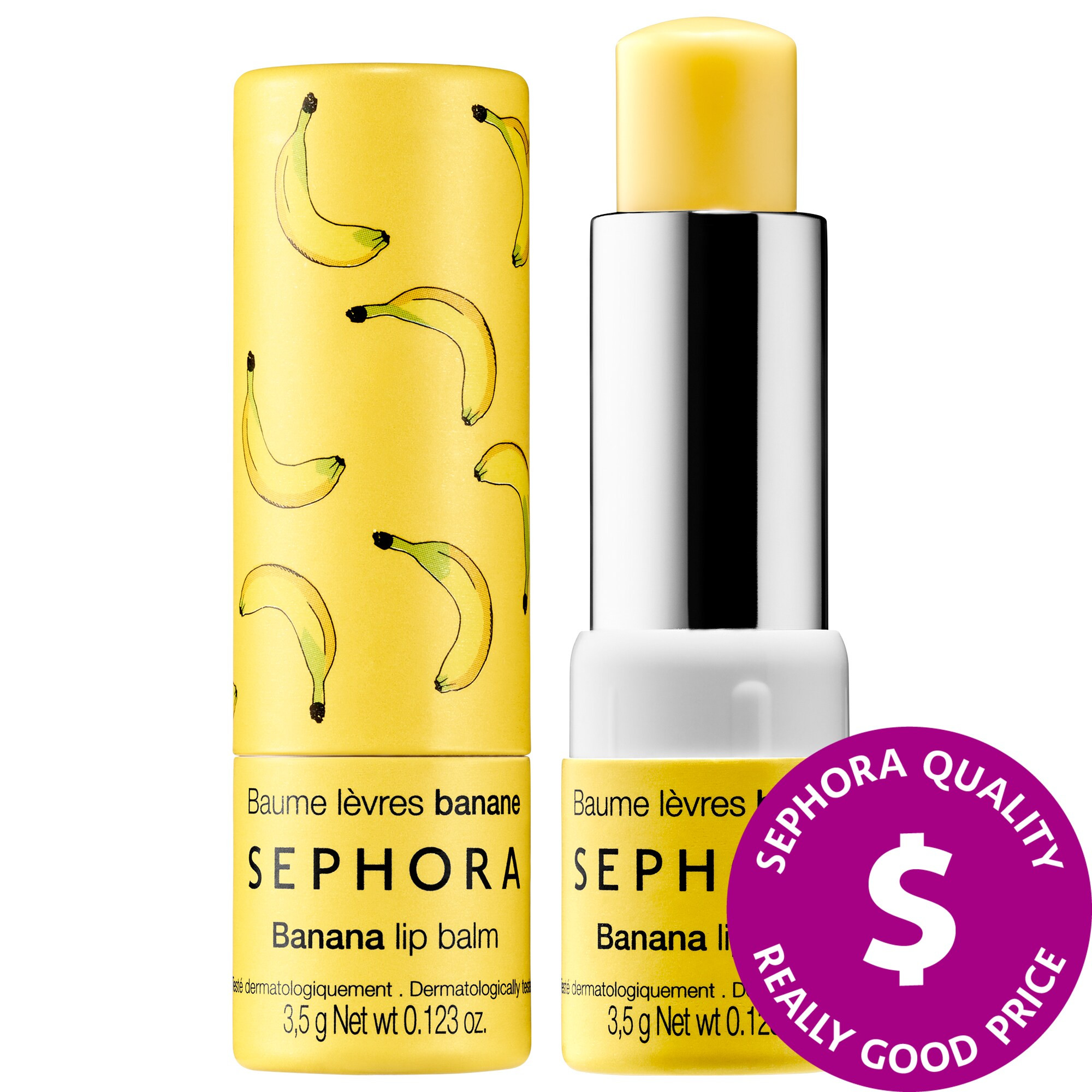 SEPHORA COLLECTION Lip Balm & Scrub Banana 0.123 oz/ 3.5g | Sephora (US)