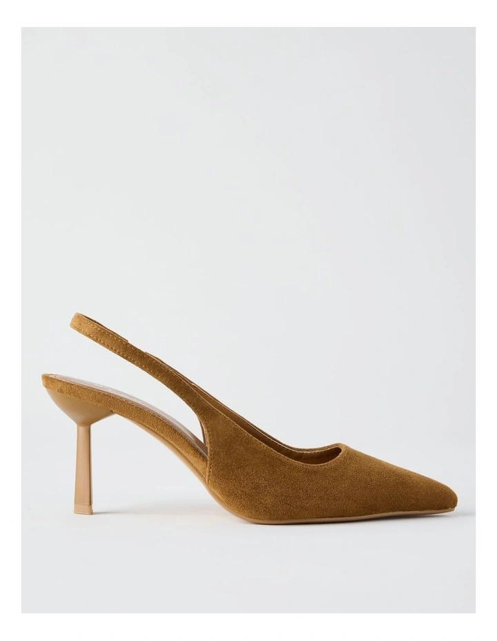 Breanna Heeled Shoes in Camel Micro | Myer