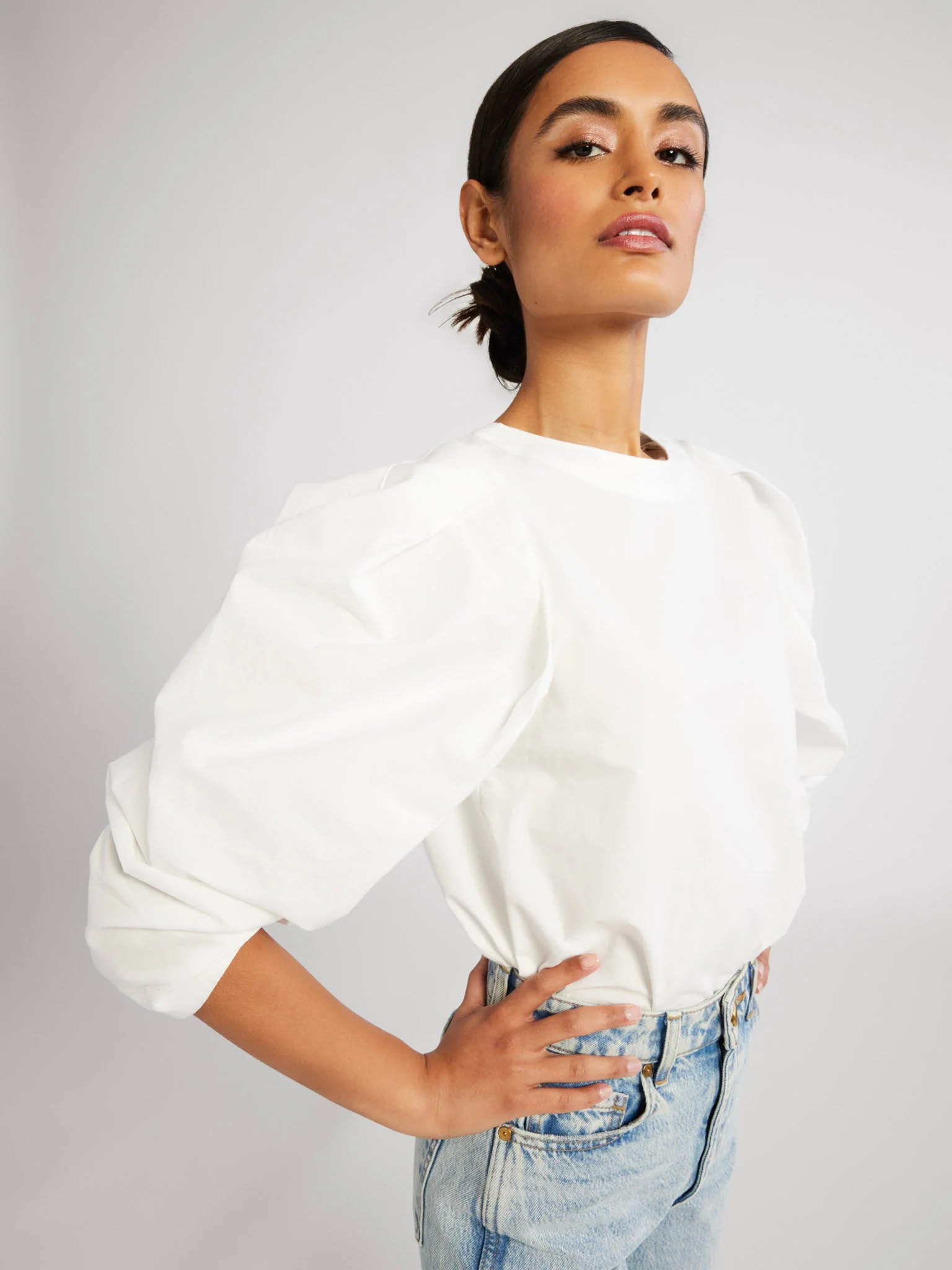 Lila Top in White | Mille