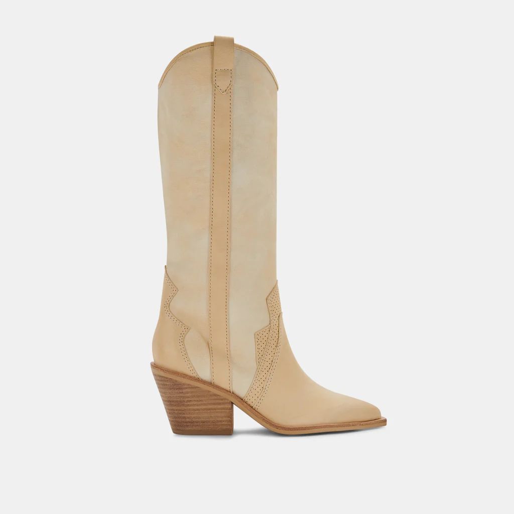 NAVENE BOOTS VANILLA NUBUCK | DolceVita.com