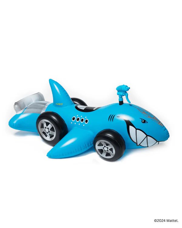 FUNBOY x Hot Wheels Kids Sharkruiser ™ Float w/ Water Squirter | FUNBOY
