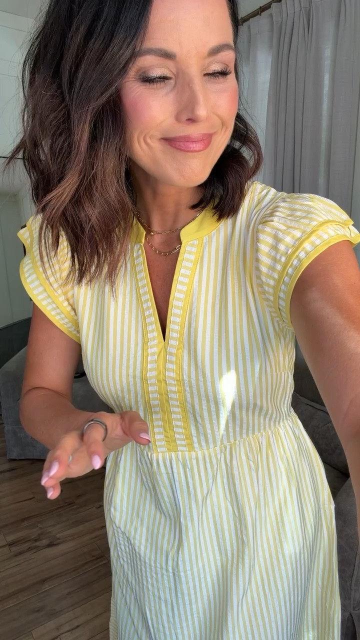 y’all loved the top so I had to grab the dress 💛
and this color?! sooo good for spring

@amazon came through on this one

amazon dress, yellow striped dress, spring outfit inspo, casual feminine style, easy everyday dress, affordable fashion finds

#amazonfinds #springstyle #casualoutfit #femininefashion #affordablefashion #ltkstyle