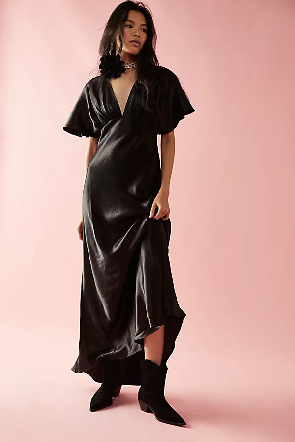 Beatrice Maxi Dress by Free People, Black, US 8 | Free People (Global - UK&FR Excluded)