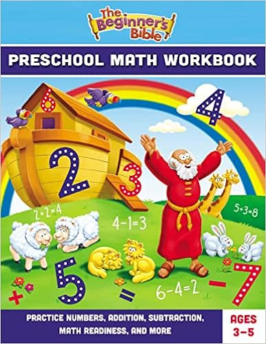 The Beginner's Bible Preschool Math Workbook: Practice Numbers, Addition, Subtraction, Math Readi... | Amazon (US)