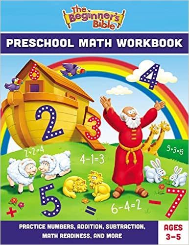 The Beginner's Bible Preschool Math Workbook: Practice Numbers, Addition, Subtraction, Math Readi... | Amazon (US)