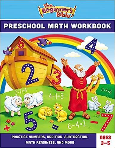 The Beginner's Bible Preschool Math Workbook: Practice Numbers, Addition, Subtraction, Math Readi... | Amazon (US)