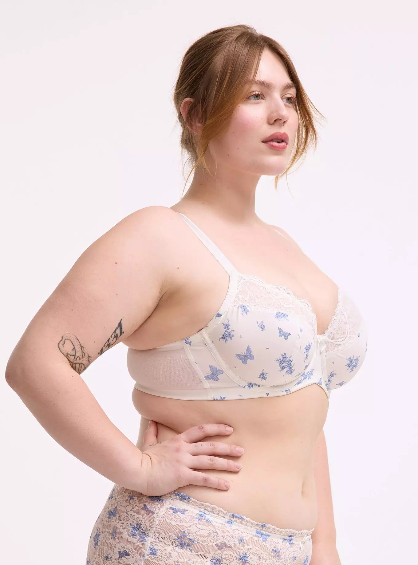 Full Coverage Unlined Lace Trim Bra | Torrid (US & Canada)